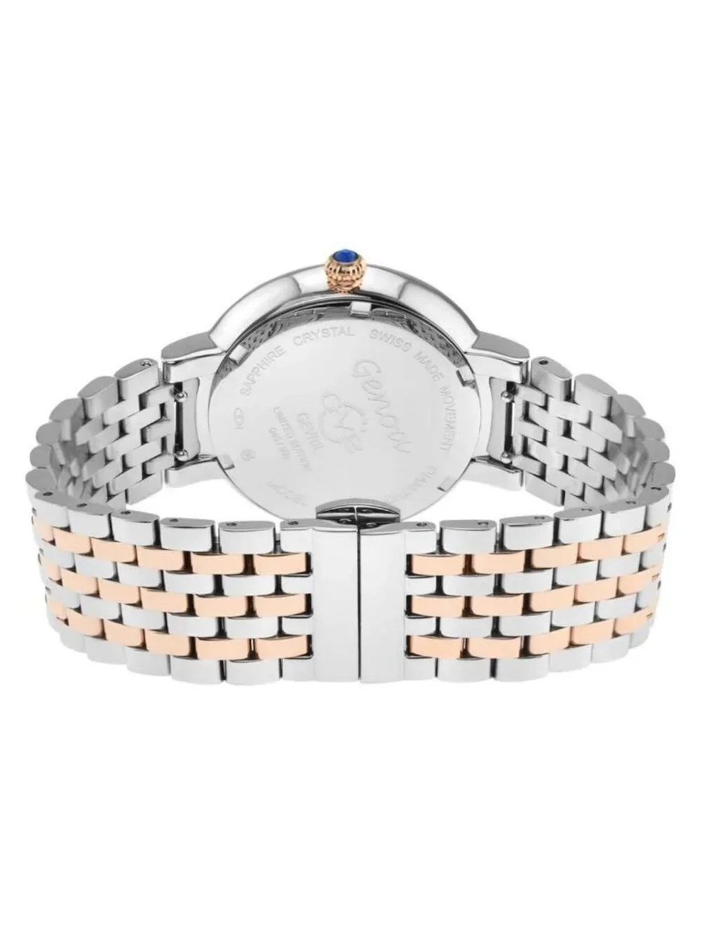 NWT Gv2 By Gevril Genoa Diamond Mother of Pearl Dial Ladies Watch